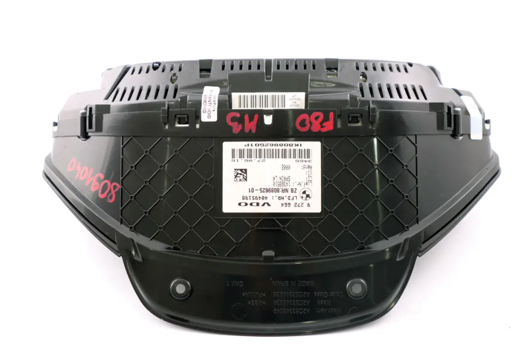 BMW 3 4 Series F80 M3 F82 M4 Petrol Instrument Cluster Speedo Clocks 8089625 - SKU rhd-8089625 - Part number 8091040