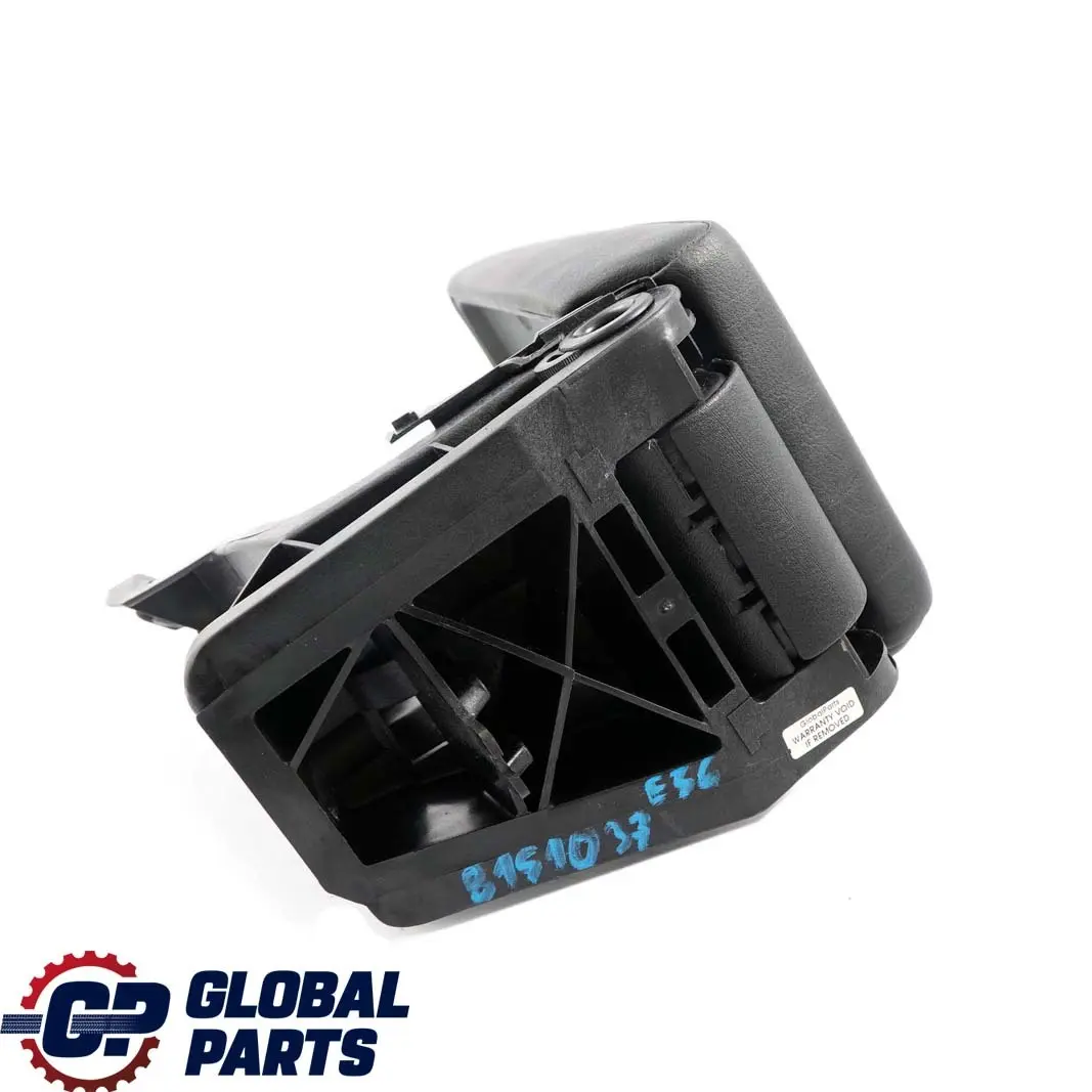 BMW 3 Series E36 Black Centre Console Vinyl Schwarz Black Armrest - SKU rhd-8151037 - Part number 8151037