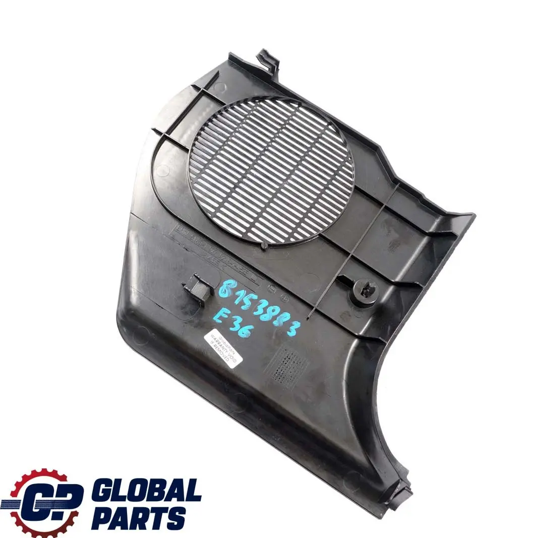 Front Left N/S Leg Room Footwell Speaker Trim Panel to BMW 3 E36 Saloon Touring with Part number 8153883 BMW 3 E36 Saloon Touring Front Left N/S Leg Room Footwell Speaker Trim Panel - SKU rhd-8153883 - Part number 8153883