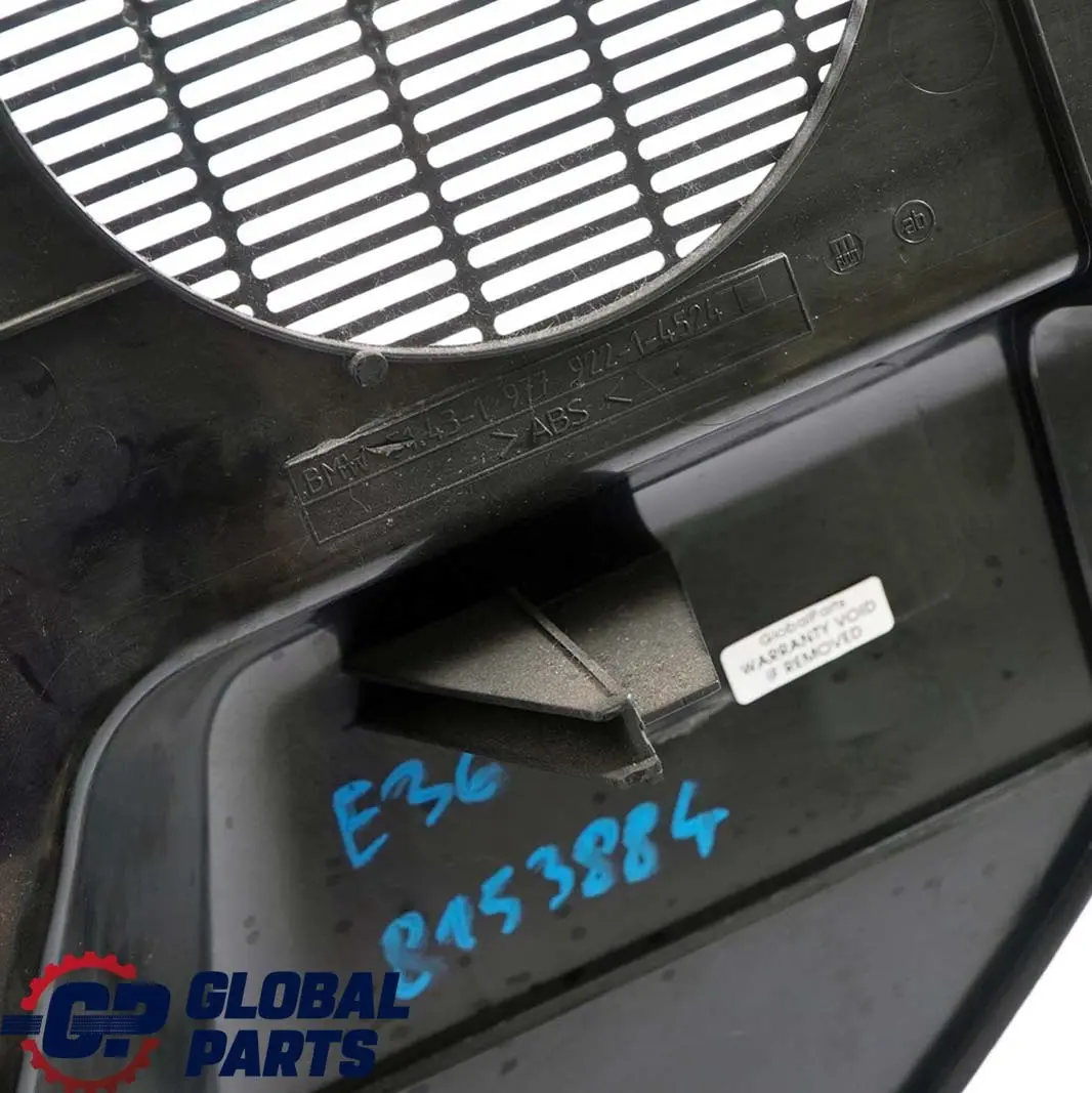 Front Right O/S Leg Room Footwell Speaker Trim Panel to BMW E36 Saloon Touring with Part number 8153884 BMW E36 Saloon Touring Front Right O/S Leg Room Footwell Speaker Trim Panel - SKU rhd-8153884 - Part number 8153884