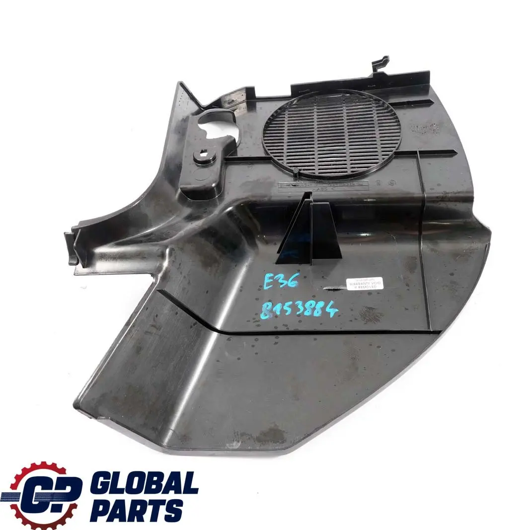 Front Right O/S Leg Room Footwell Speaker Trim Panel to BMW E36 Saloon Touring with Part number 8153884 BMW E36 Saloon Touring Front Right O/S Leg Room Footwell Speaker Trim Panel - SKU rhd-8153884 - Part number 8153884