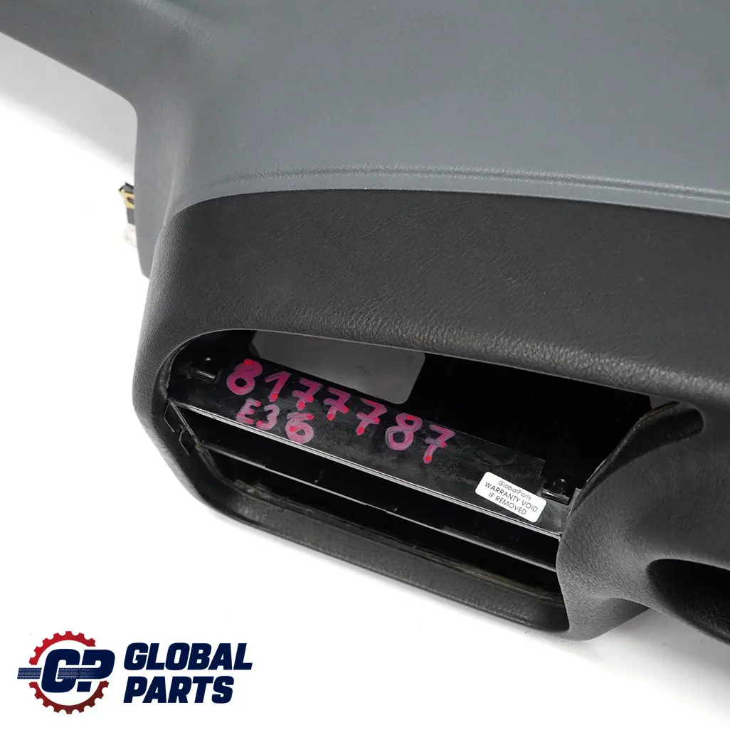 Dashboard Dash Instrument Trim Panel Grey Black to BMW 3 E36 Saloon Touring with Part number 8177787 BMW 3 E36 Saloon Touring Dashboard Dash Instrument Trim Panel Grey Black - SKU rhd-8177787 - Part number 8177787