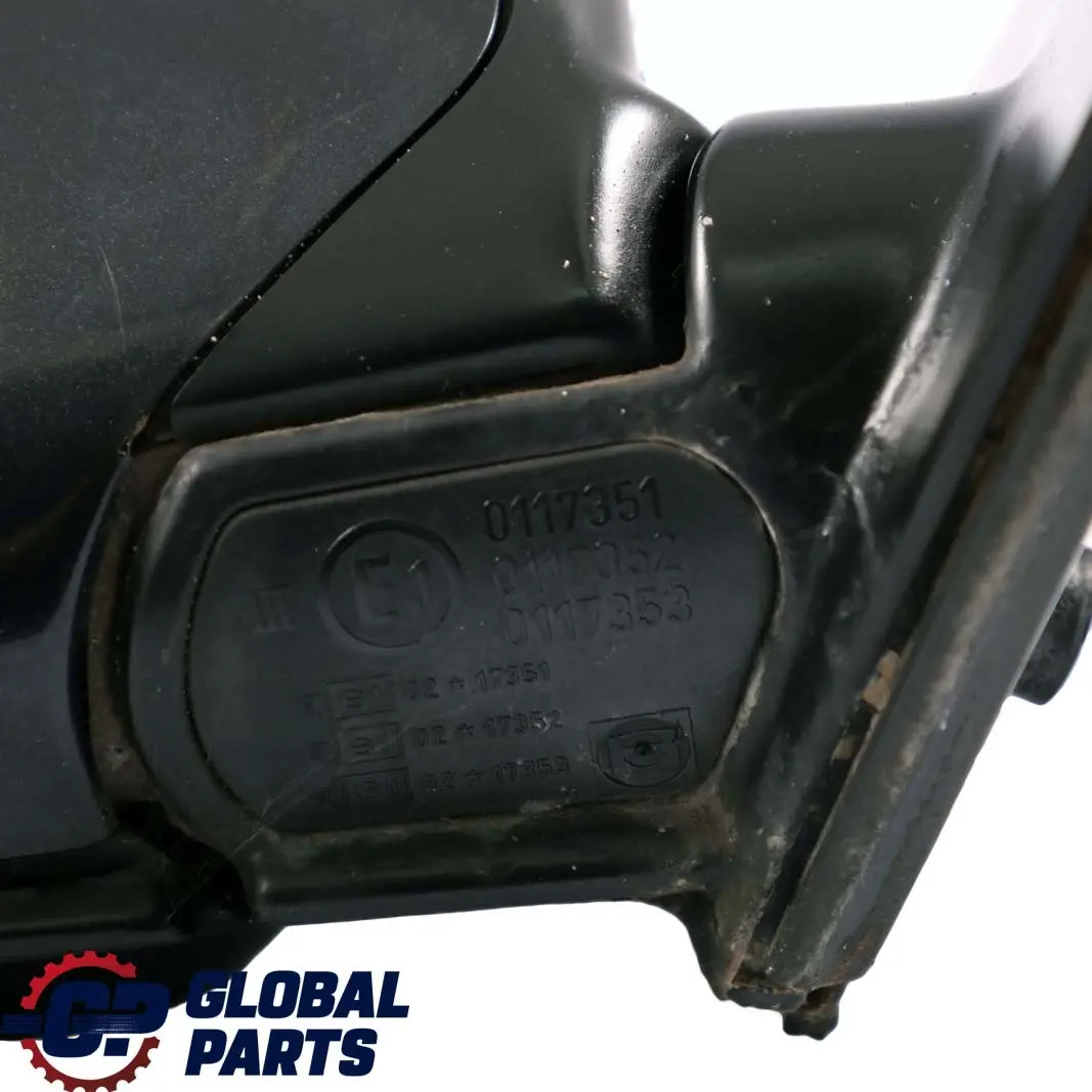 BMW 3 Series E36 Heated Right Wing Mirror O/S Cosmosschwarz Cosmos Black 303 - SKU rhd-8184900-COS - Part number 8184900