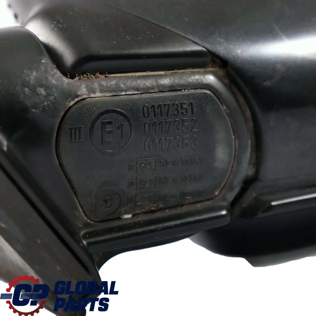 BMW 3 Series E36 Heated Left Wing Mirror N/S Cosmosschwarz Cosmos Black 303 - SKU rhd-8184901-COS - Part number 8184901