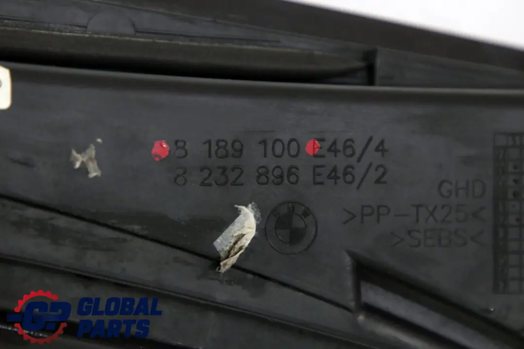 Front Windscreen Windshield Wiper Cover Trim Panel to BMW 3 Series E46 with Part number 8189100 BMW 3 Series E46 Front Windscreen Windshield Wiper Cover Trim Panel - SKU rhd-8189100 - Part number 8189100