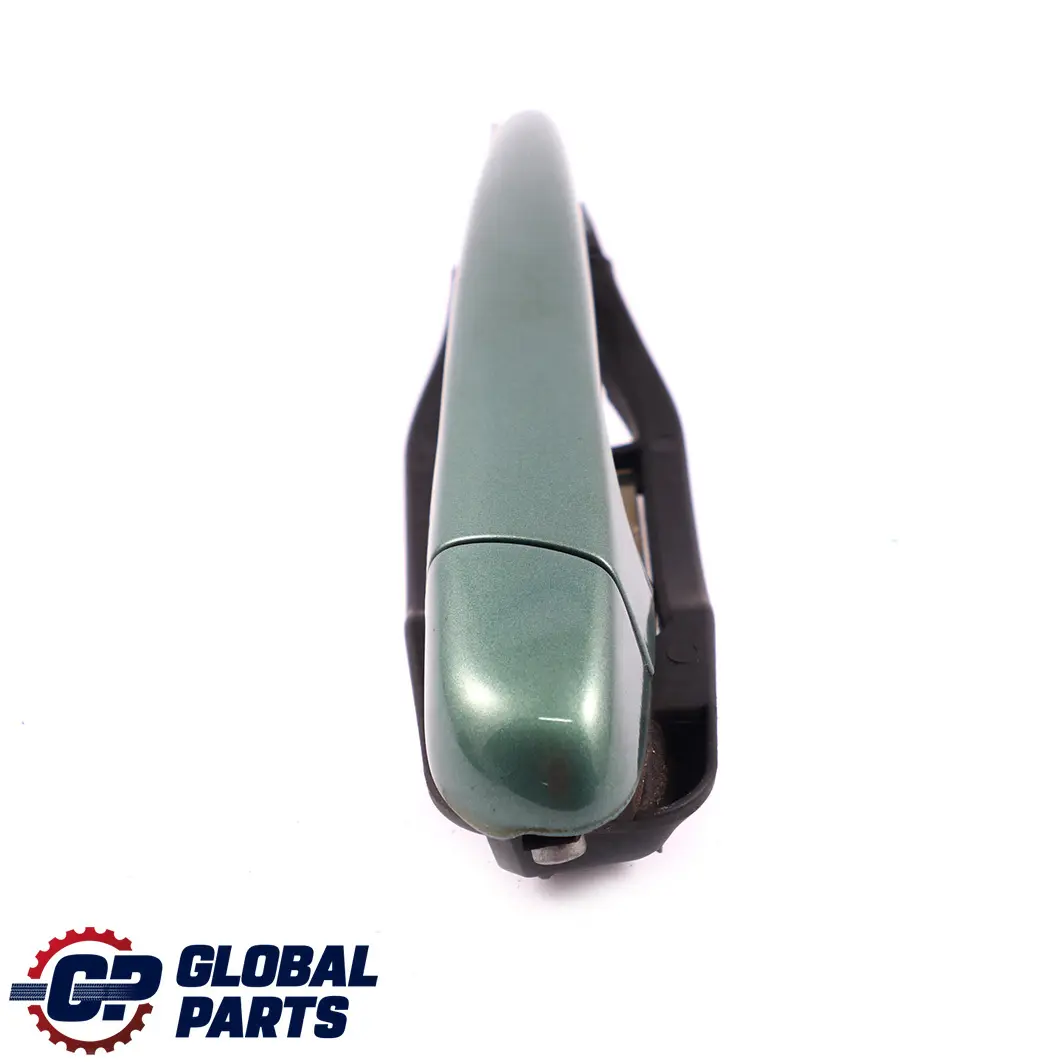 BMW 3 E46 Saloon Outside Door Handle Front Left N/S Meergruen Sea Green 393 - SKU rhd-8216121-MRG - Part number 8216121