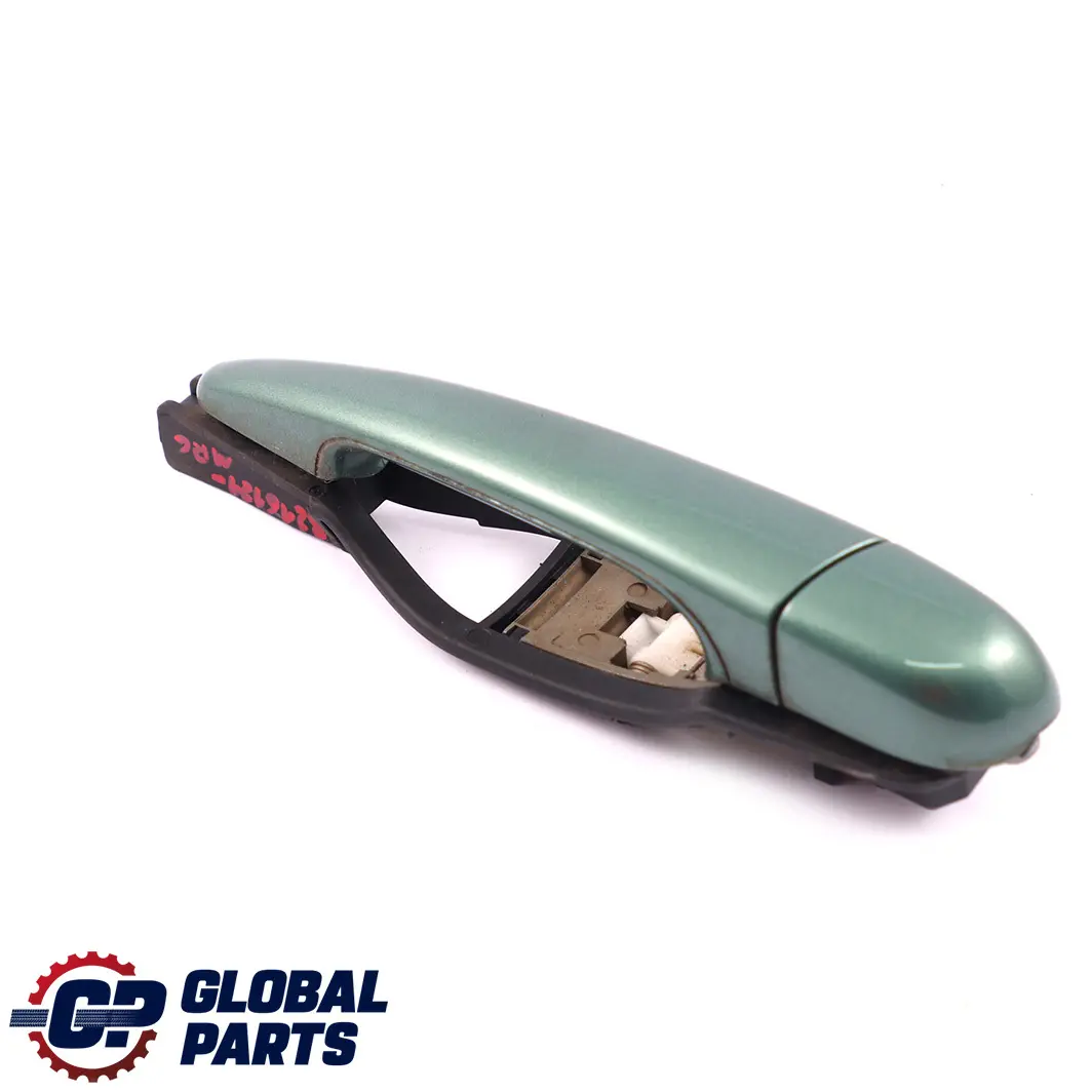 BMW 3 E46 Saloon Outside Door Handle Front Left N/S Meergruen Sea Green 393 - SKU rhd-8216121-MRG - Part number 8216121