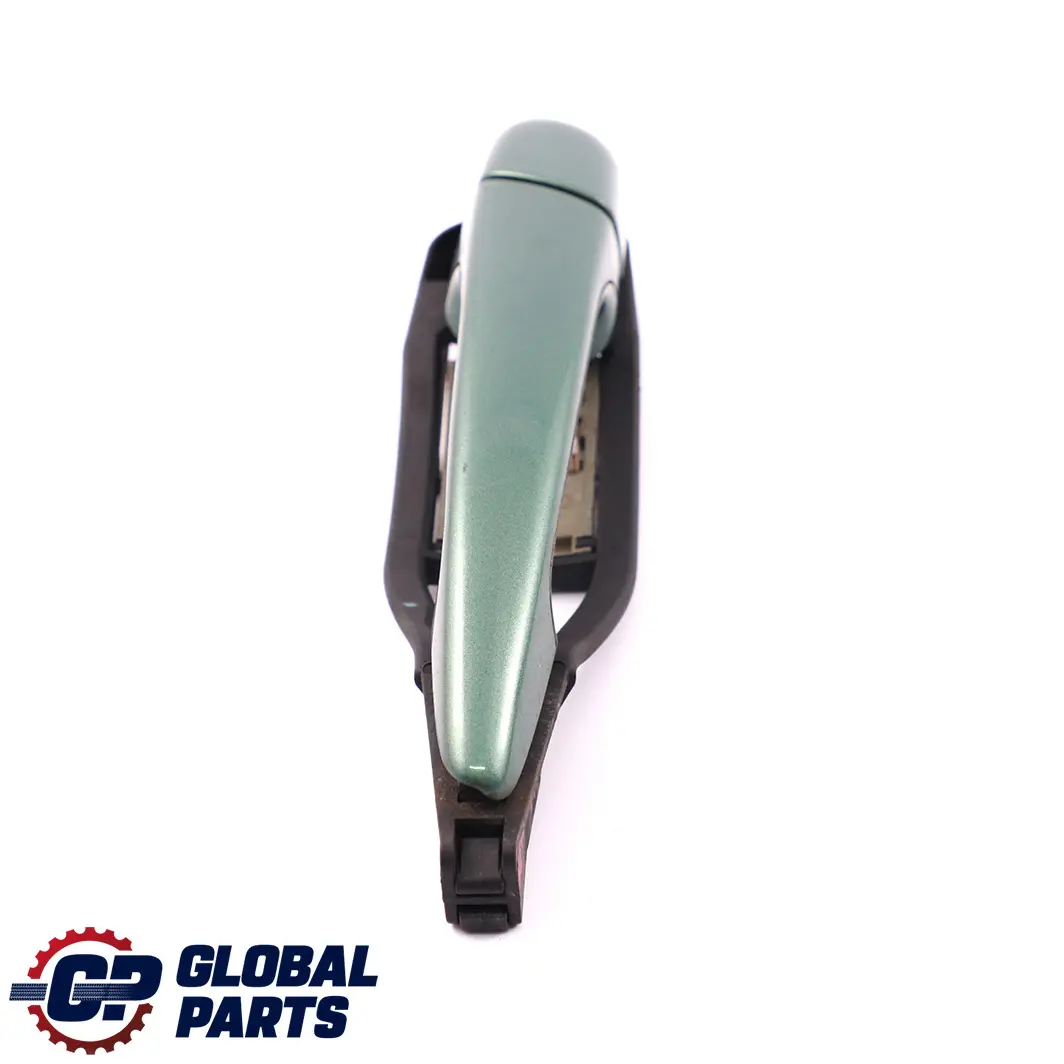 Outside Door Handle Rear Left N/S Meergruen Sea Green 393 to BMW 3 E46 Saloon with Part number 8216121 BMW 3 E46 Saloon Outside Door Handle Rear Left N/S Meergruen Sea Green 393 - SKU rhd-8216121-MRG1 - Part number 8216121