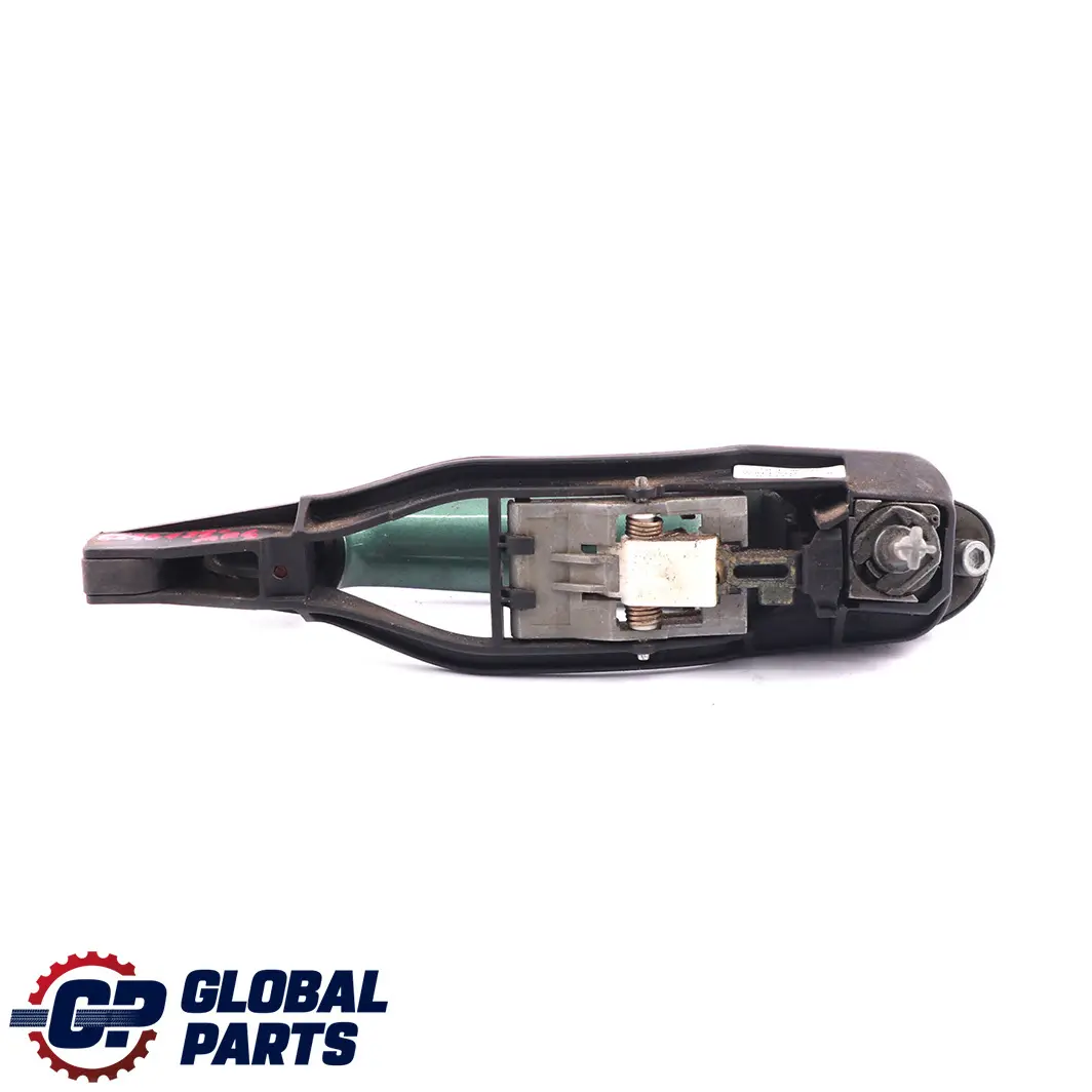 BMW 3 E46 Saloon Outside Door Handle Front Right O/S Meergruen Sea Green 393 - SKU rhd-8216122-MRG - Part number 8216122