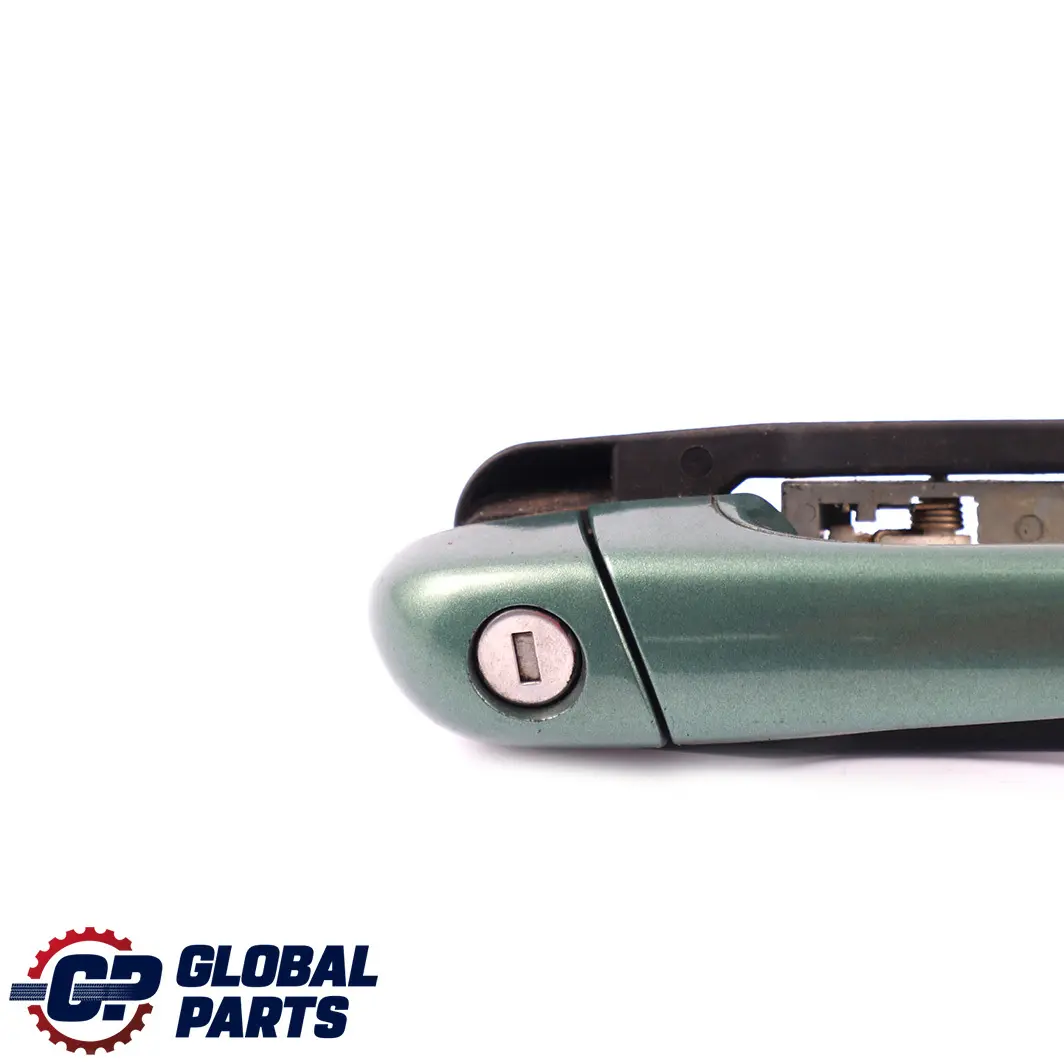 BMW 3 E46 Saloon Outside Door Handle Front Right O/S Meergruen Sea Green 393 - SKU rhd-8216122-MRG - Part number 8216122