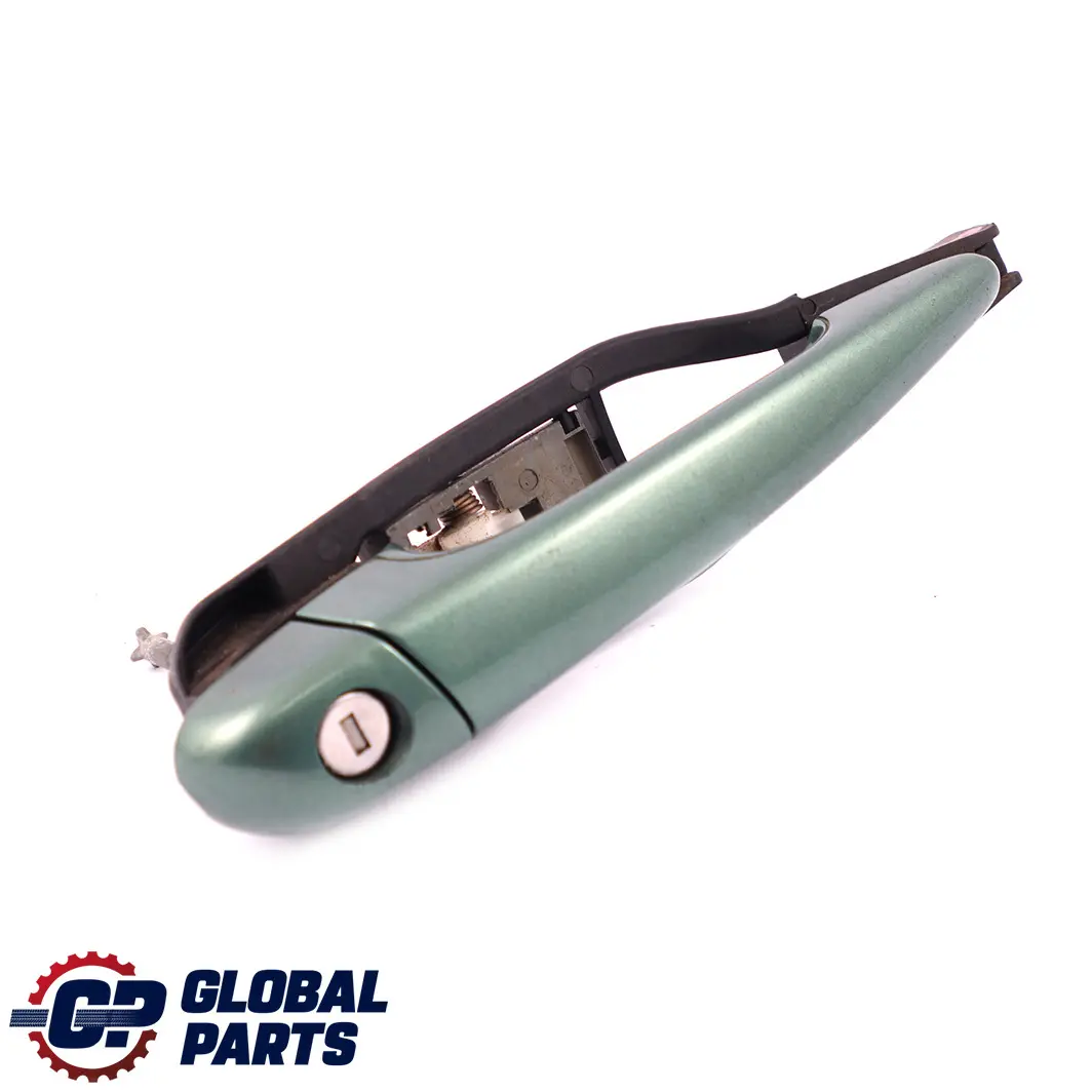 Outside Door Handle Front Right O/S Meergruen Sea Green 393 to BMW 3 E46 Saloon with Part number 8216122 BMW 3 E46 Saloon Outside Door Handle Front Right O/S Meergruen Sea Green 393 - SKU rhd-8216122-MRG - Part number 8216122