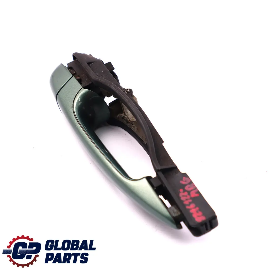 BMW 3 E46 Saloon Outside Door Handle Rear Right O/S Meergruen Sea Green 393 - SKU rhd-8216122-MRG1 - Part number 8216122