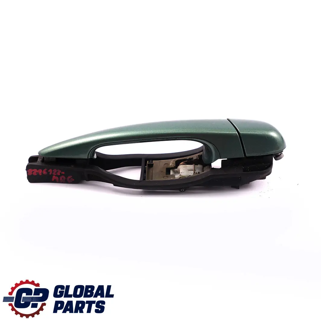 BMW 3 E46 Saloon Outside Door Handle Rear Right O/S Meergruen Sea Green 393 - SKU rhd-8216122-MRG1 - Part number 8216122