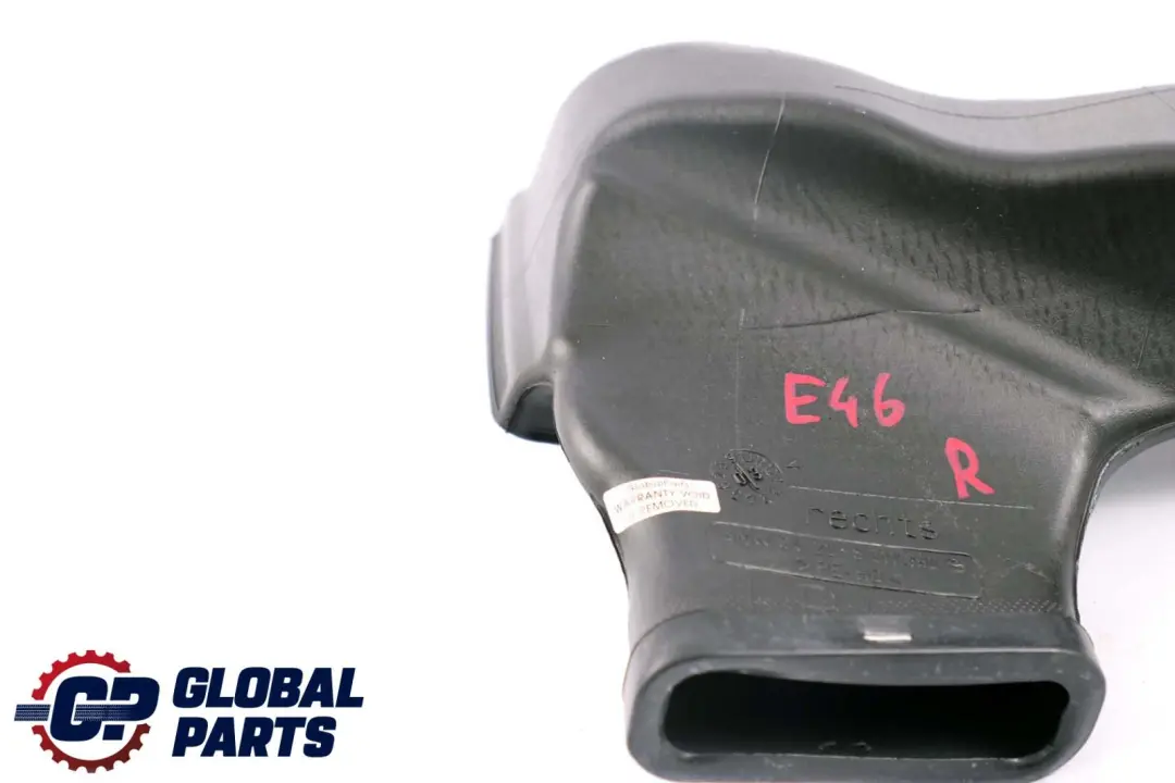 Vent Right Floor Heater Duct Blower Pipe O/S to BMW 3 Series E46 Air with Part number 8217392 BMW 3 Series E46 Air Vent Right Floor Heater Duct Blower Pipe O/S - SKU rhd-8217392 - Part number 8217392