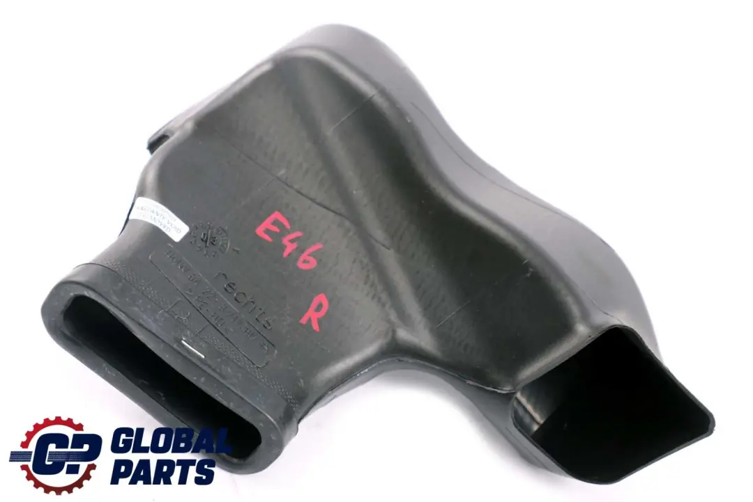 BMW 3 Series E46 Air Vent Right Floor Heater Duct Blower Pipe O/S - SKU rhd-8217392 - Part number 8217392