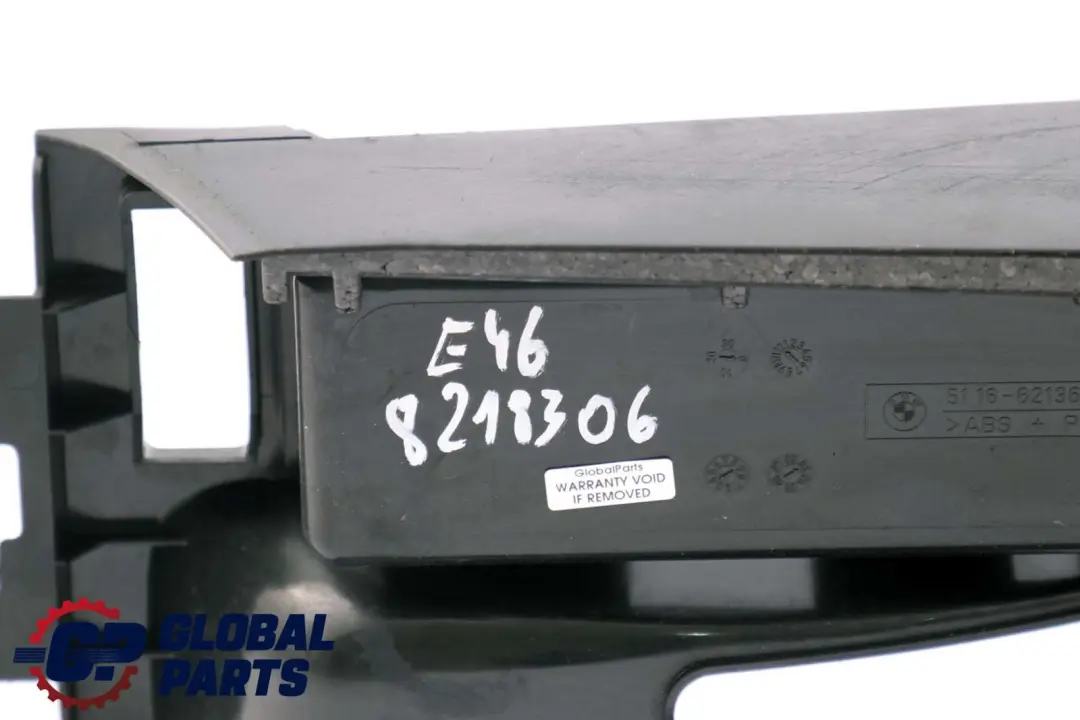 Centre Console Arm Rest Black to BMW 3 Series E46 with Part number 8218306 BMW 3 Series E46 Centre Console Arm Rest Black - SKU rhd-8218306 - Part number 8218306