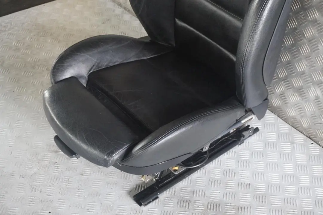 BMW E46 Coupe Sport Front Right O/S Black Leather Seat Driver Heated Memory - SKU rhd-8234946-2 - Part number 8234946