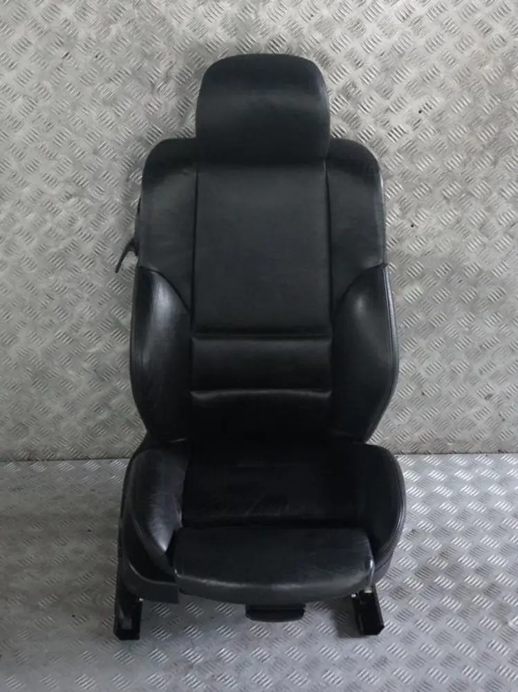 BMW E46 Coupe Sport Front Right O/S Black Leather Seat Driver Heated Memory