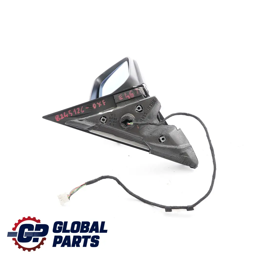 BMW E46 Heated Outside Right O/S Wing Mirror Oxfordgruen 2 Oxford Green - 430 - SKU rhd-8245126-OXF - Part number 8245126