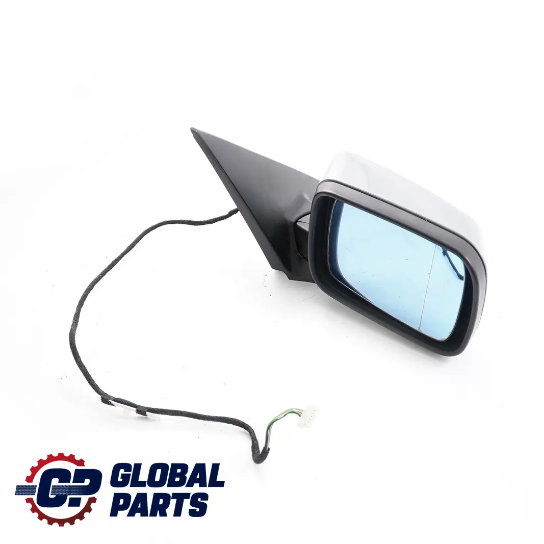 BMW 3 Series E46 Heated Outside Right O/S Wing Mirror Silbergrau Metallic - A08 - SKU rhd-8245126-SBG - Part number 8245126