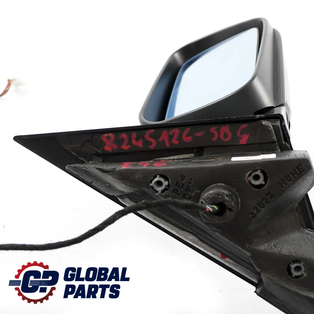 BMW 3 Series E46 Heated Outside Right O/S Wing Mirror Silbergrau Metallic - A08 - SKU rhd-8245126-SBG - Part number 8245126