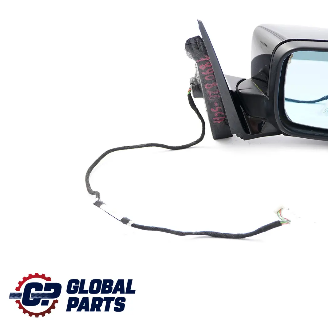 BMW 3 Series E46 Heated Outside Right O/S Wing Mirror Black Schwarz 2 - 668 - SKU rhd-8245126-SCH - Part number 8245126