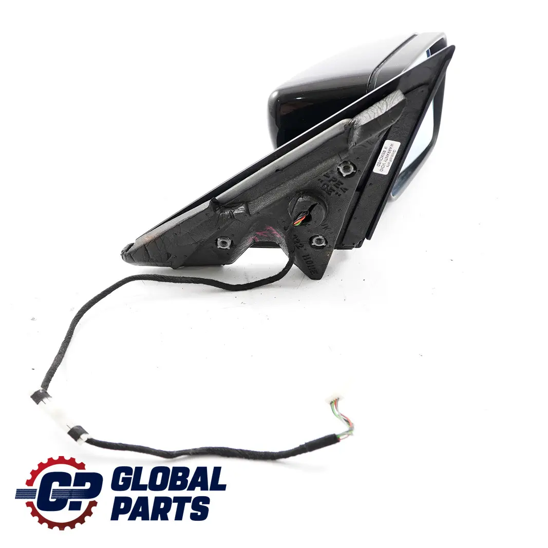 BMW 3 Series E46 Heated Outside Right O/S Wing Mirror Black Schwarz 2 - 668 - SKU rhd-8245126-SCH - Part number 8245126