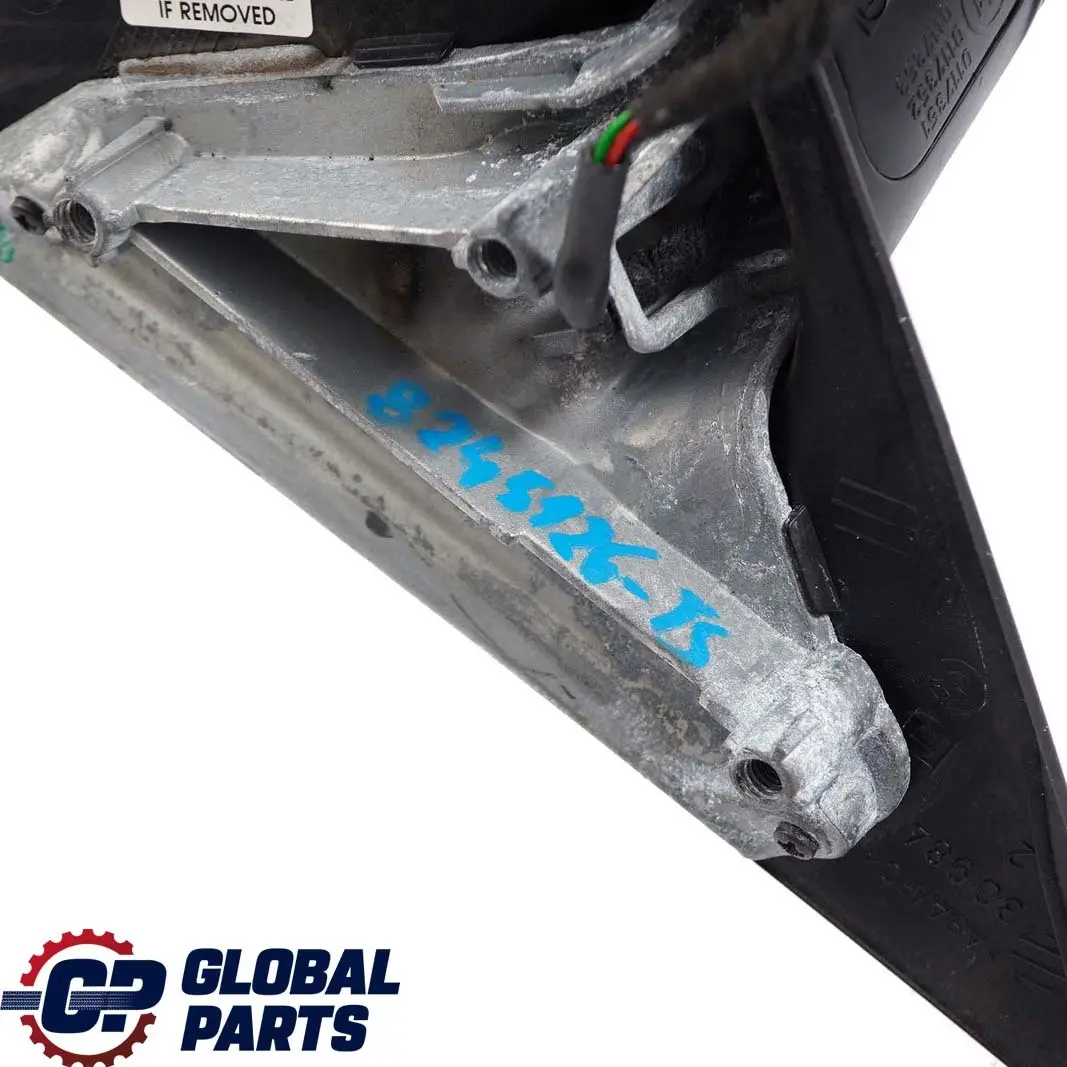 BMW 3 Series E46 Heated Outside Right O/S Wing Mirror Titansilber Silver 354 - SKU rhd-8245126-TS - Part number 8245126