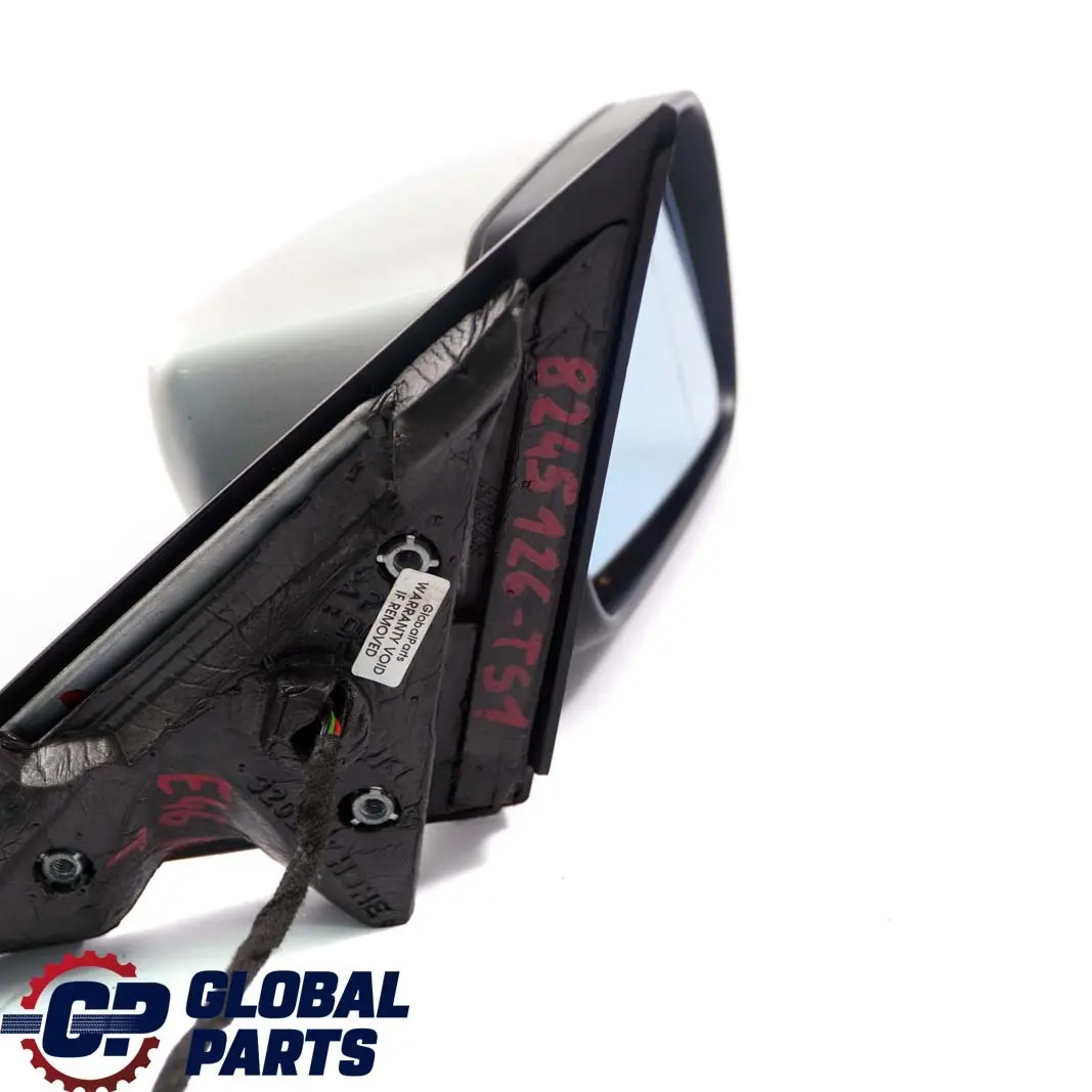 BMW 3 Series 1 E46 Heated Outside Right O/S Wing Mirror Titansilber Silver 354 - SKU rhd-8245126-TS1 - Part number 8245126