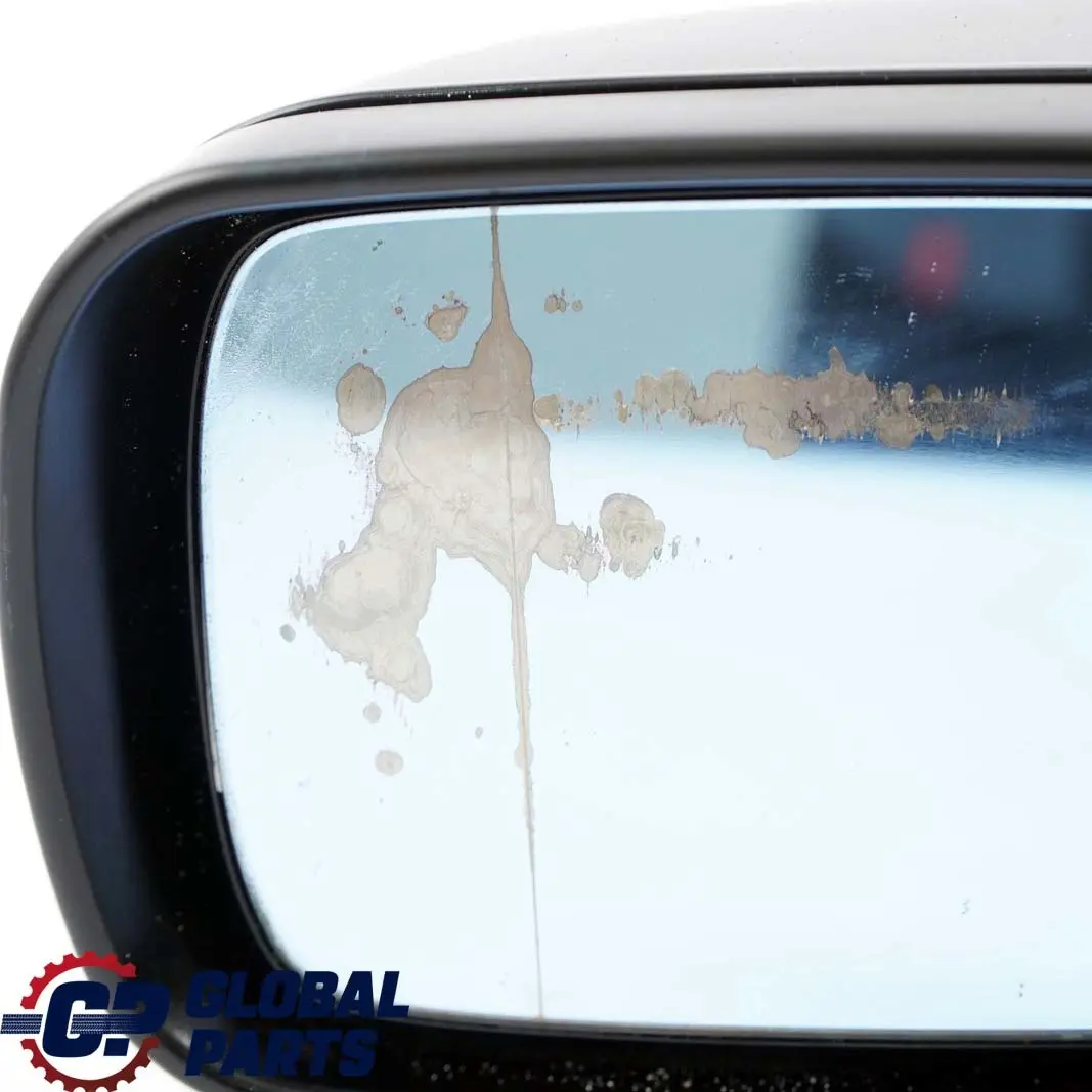 BMW 3 Series E46 Heated Left N/S Wing Mirror Black Sapphire Metallic 475 - SKU rhd-8245127-BS - Part number 8245127