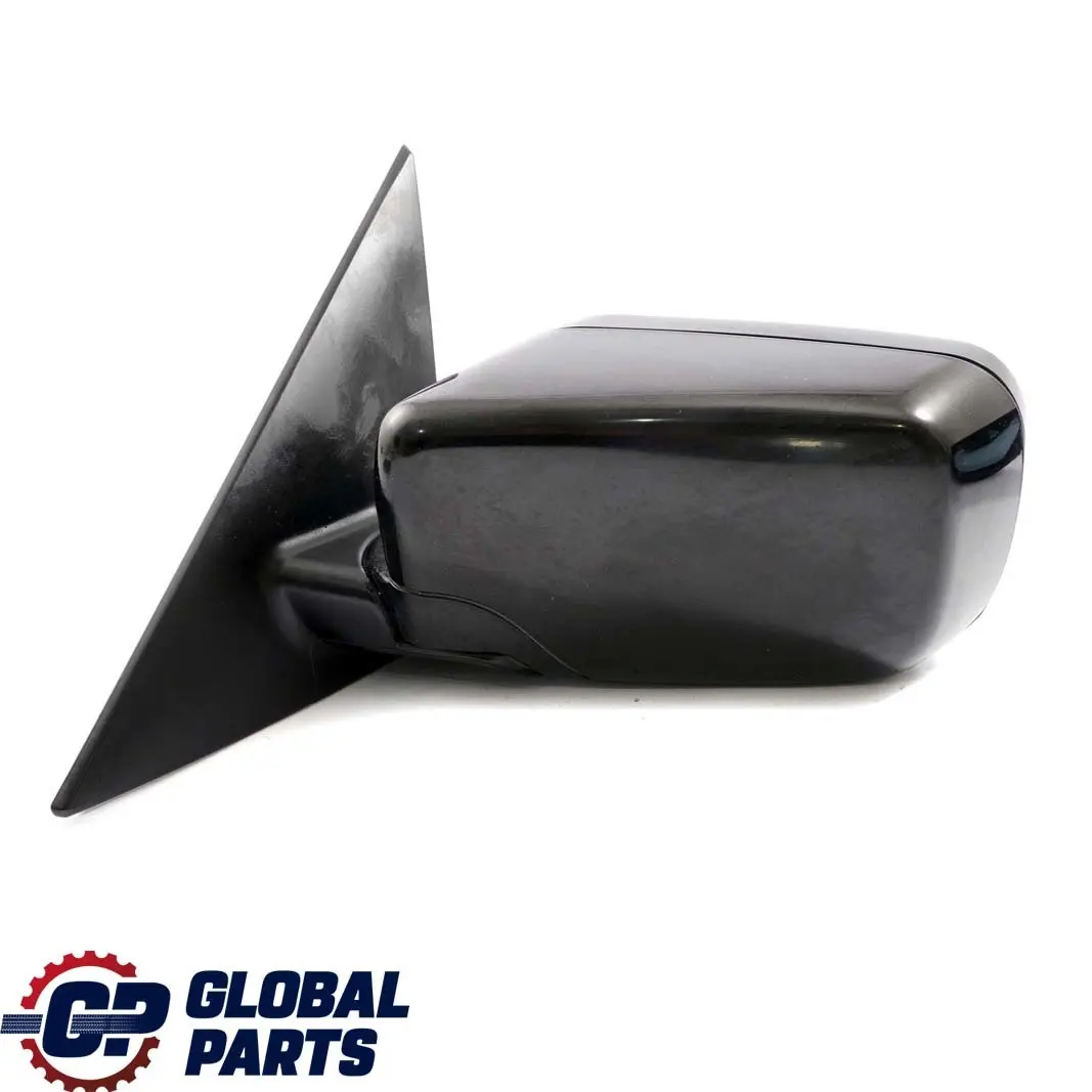 BMW 3 Series E46 Heated Left N/S Wing Mirror Black Sapphire Metallic 475 - SKU rhd-8245127-BS - Part number 8245127