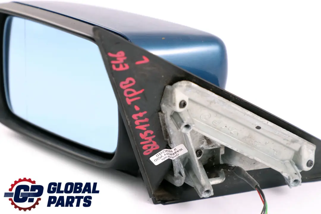 Heated Left N/S Wing Mirror to BMW 3 Series E46 with Part number 8245127 BMW 3 Series E46 Heated Left N/S Wing Mirror - SKU rhd-8245127-OB - Part number 8245127