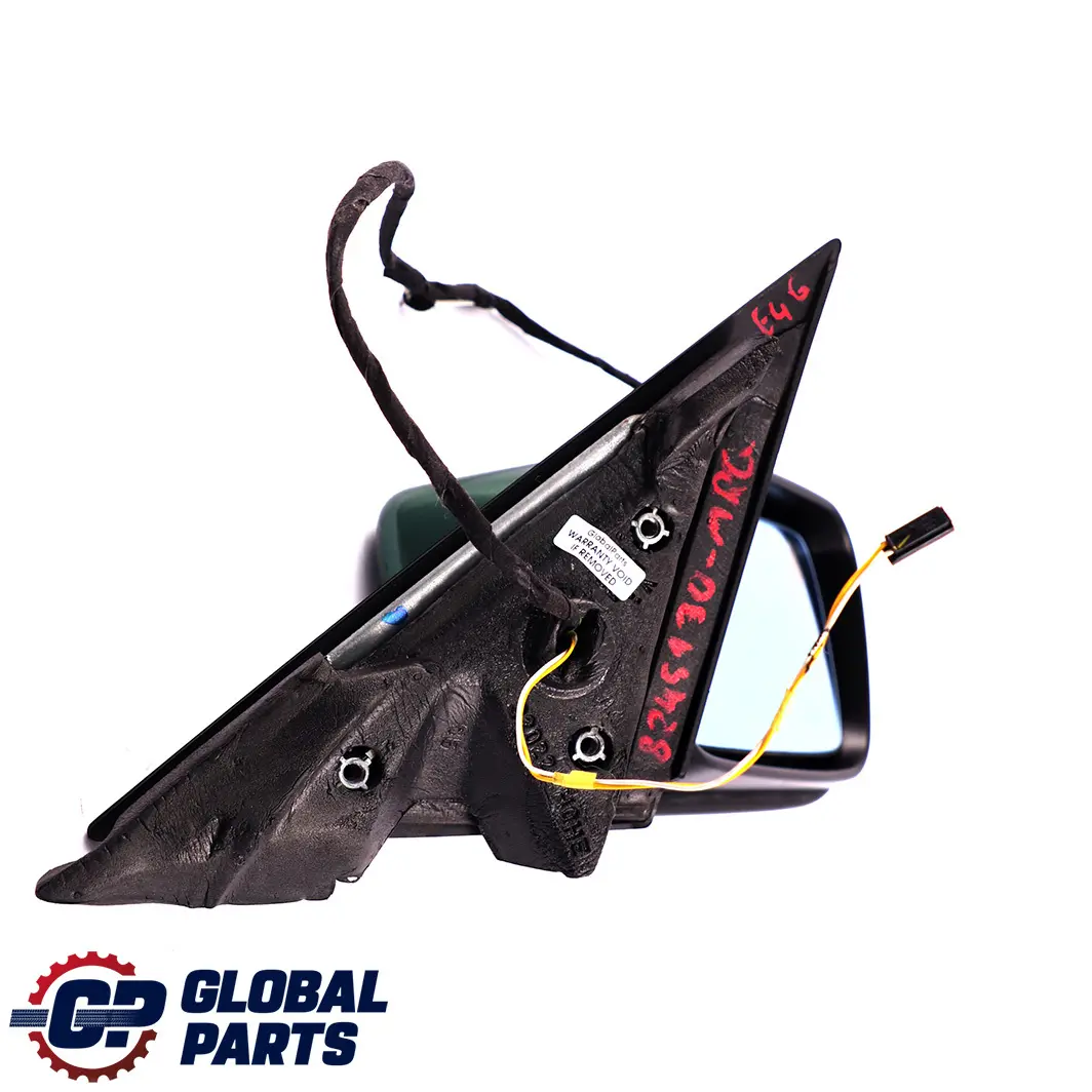 Heated Power Fold Right O/S Wing Mirror Meergruen Sea Green 393 to BMW 3 E46 with Part number 8245130 BMW 3 E46 Heated Power Fold Right O/S Wing Mirror Meergruen Sea Green 393 - SKU rhd-8245130-MRG - Part number 8245130