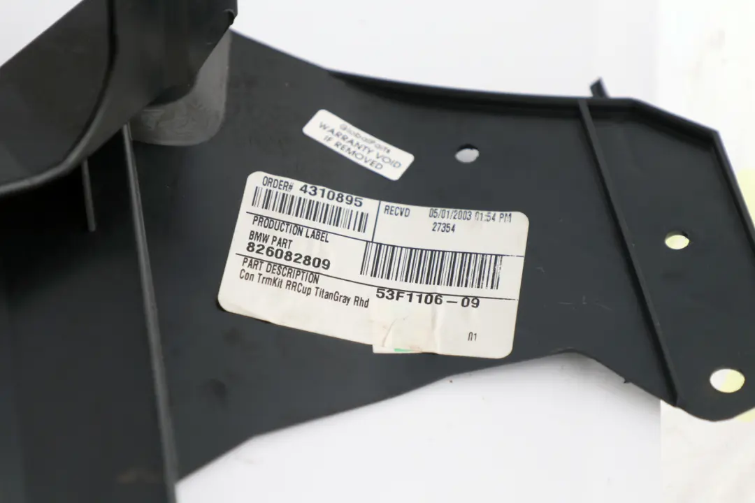 Center Console Supporting Support Part to BMW X5 Series E53 with Part number 8245916 BMW X5 Series E53 Center Console Supporting Support Part - SKU rhd-8245916 - Part number 8245916