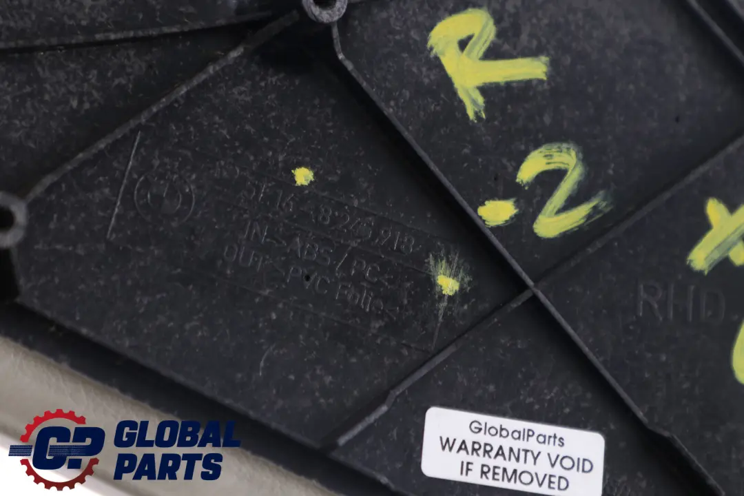 Centre Console Side Trim Console Finisher Right Green to BMW X5 Series E53 with Part number 8245918 BMW X5 Series E53 Centre Console Side Trim Console Finisher Right Green - SKU rhd-8245918-2 - Part number 8245918