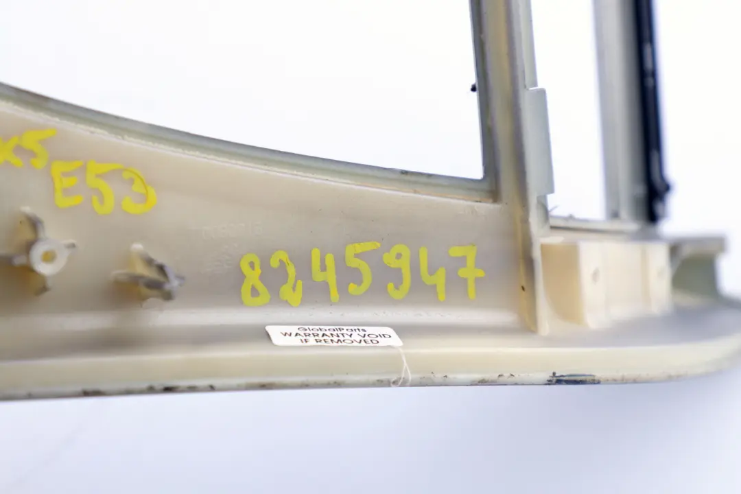 Base Trim Centre Console Ashtray Titan Silver to BMW X5 Series E53 Cover with Part number 8268652 BMW X5 Series E53 Cover Base Trim Centre Console Ashtray Titan Silver - SKU rhd-8245947 - Part number 8268652