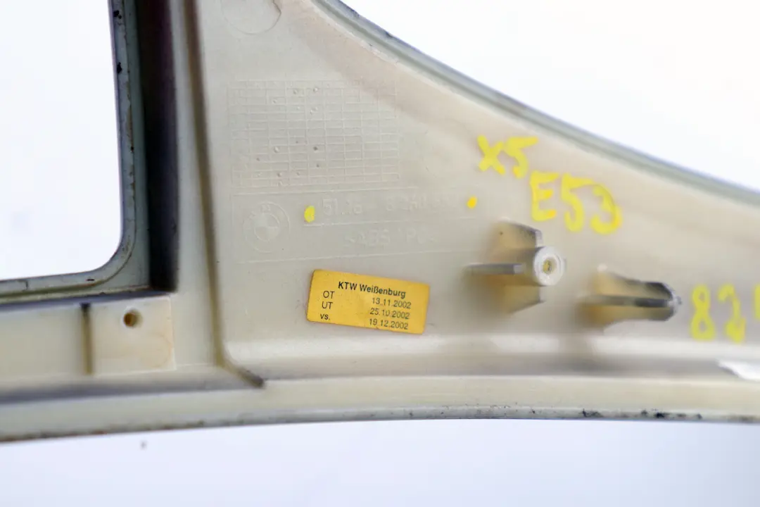 Base Trim Centre Console Ashtray Titan Silver to BMW X5 Series E53 Cover with Part number 8268652 BMW X5 Series E53 Cover Base Trim Centre Console Ashtray Titan Silver - SKU rhd-8245947 - Part number 8268652