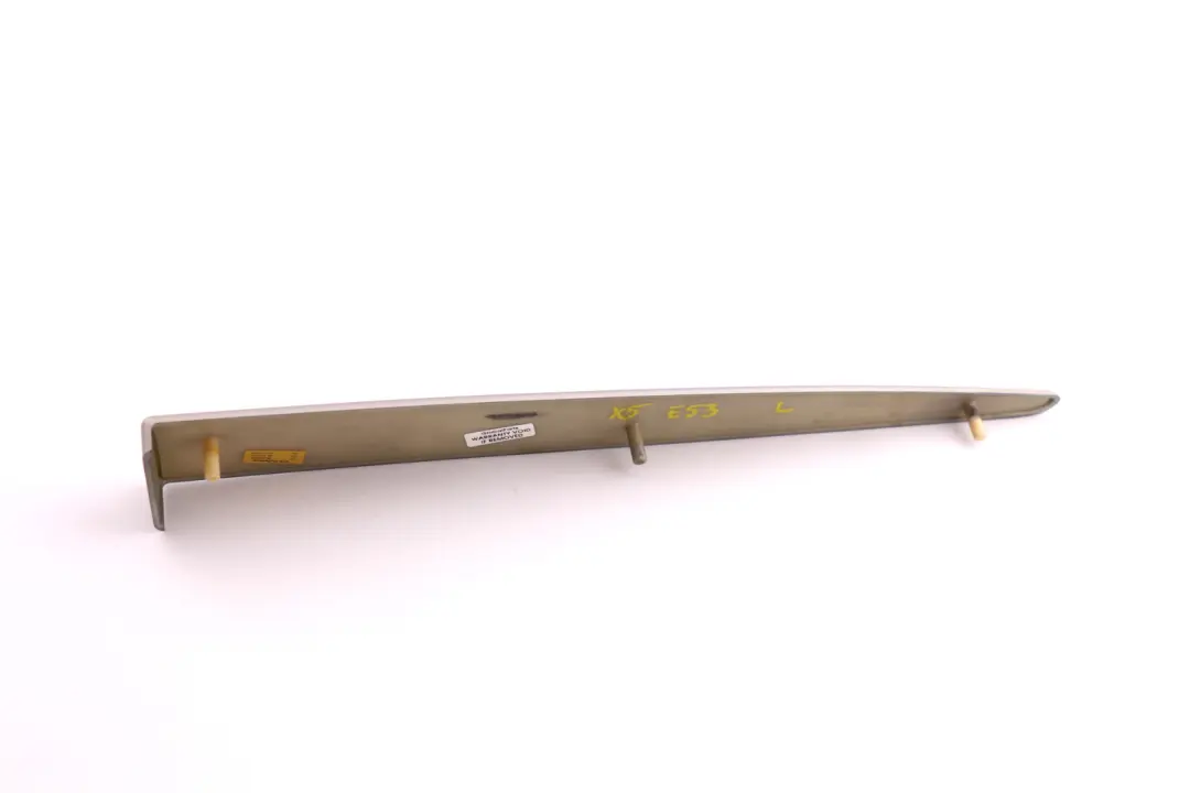 BMW X5 Series E53 Decor Strip Cover Dashboard Left N/S Titan 2 Silver - SKU rhd-8245985 - Part number 8245985