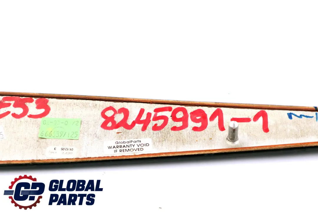 BMW X5 Series 1 E53 Wooden Strip I-panel Left N/S Cover Poplar Wood Dunkel Dark - SKU rhd-8245991-1 - Part number 8245991