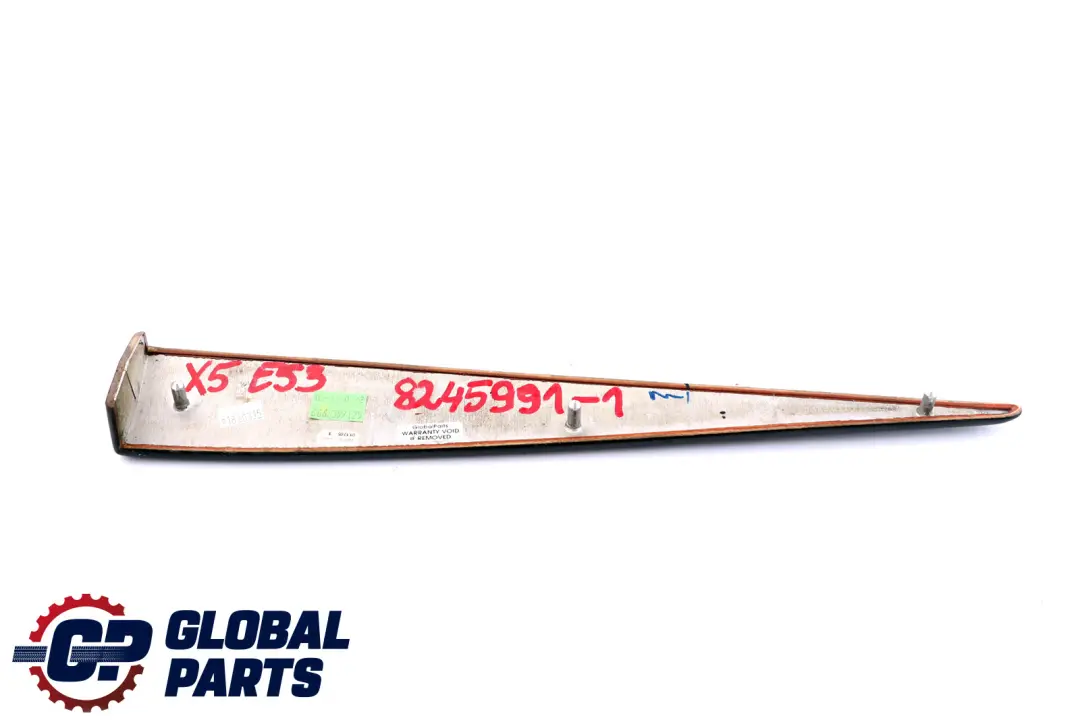 BMW X5 Series 1 E53 Wooden Strip I-panel Left N/S Cover Poplar Wood Dunkel Dark - SKU rhd-8245991-1 - Part number 8245991