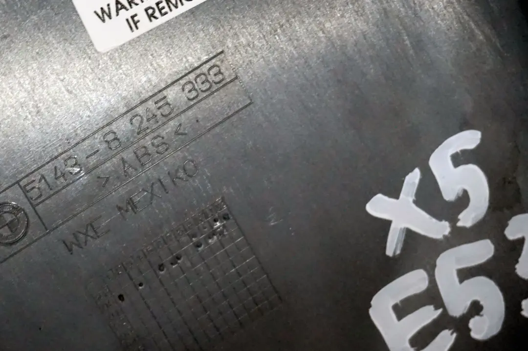 Front Left N/S Lateral Trim Panel Grey 8245333 to BMW X5 Series E53 with Part number 8250033 BMW X5 Series E53 Front Left N/S Lateral Trim Panel Grey 8245333 - SKU rhd-8250033-1 - Part number 8250033