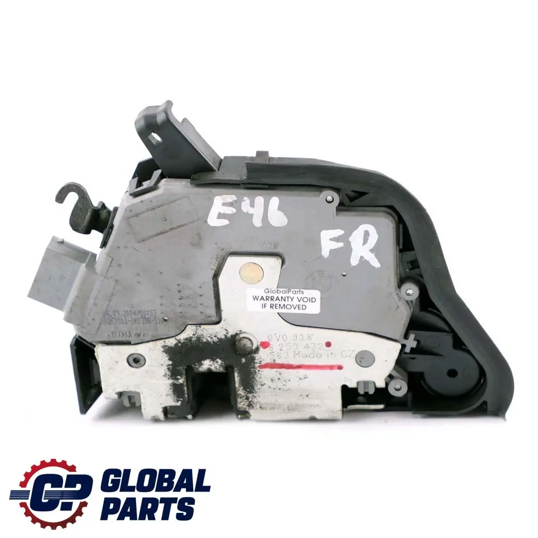 BMW 3 Series E46 Compact Door Lock With Motor Actuator Front Right O/S - SKU rhd-8253432 - Part number 8253432