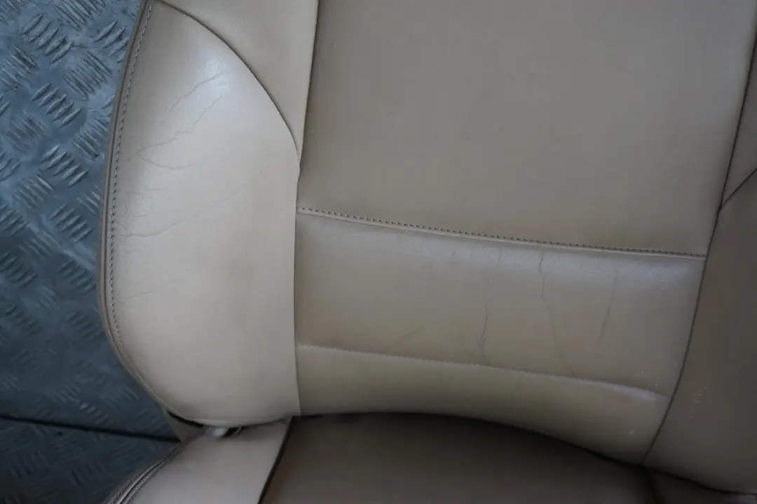 BMW E46 Cabrio Sport Hell Beige Leather Montana Front Left N/S Seat Memory - SKU rhd-8255551 - Part number 8255551