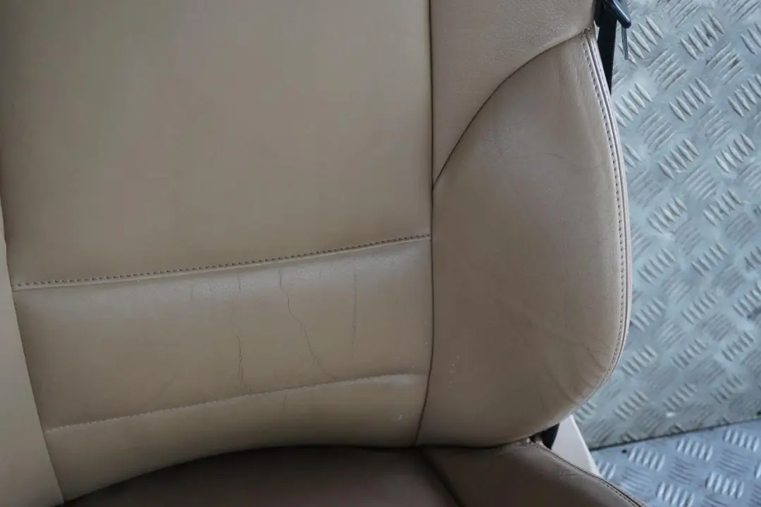 BMW E46 Cabrio Sport Hell Beige Leather Montana Front Left N/S Seat Memory - SKU rhd-8255551 - Part number 8255551