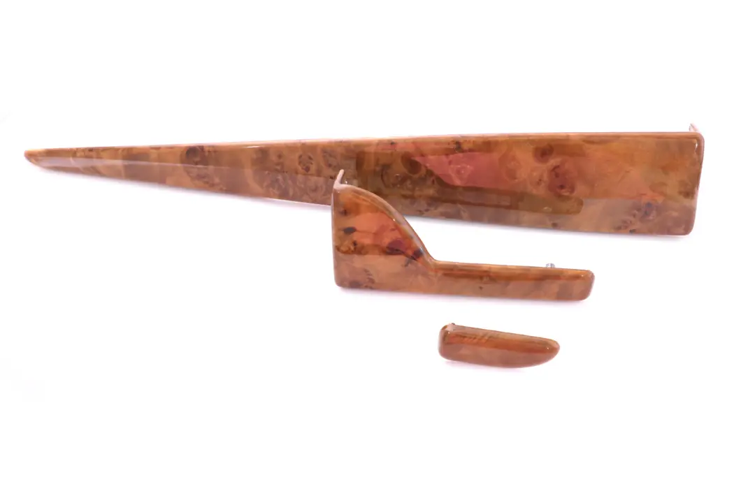 Interior Dashboard Light Poplar Wood Trim Panel Tray Set to BMW X5 Series 4 E53 with Part number 8260836 BMW X5 Series 4 E53 Interior Dashboard Light Poplar Wood Trim Panel Tray Set - SKU rhd-8260836-4 - Part number 8260836