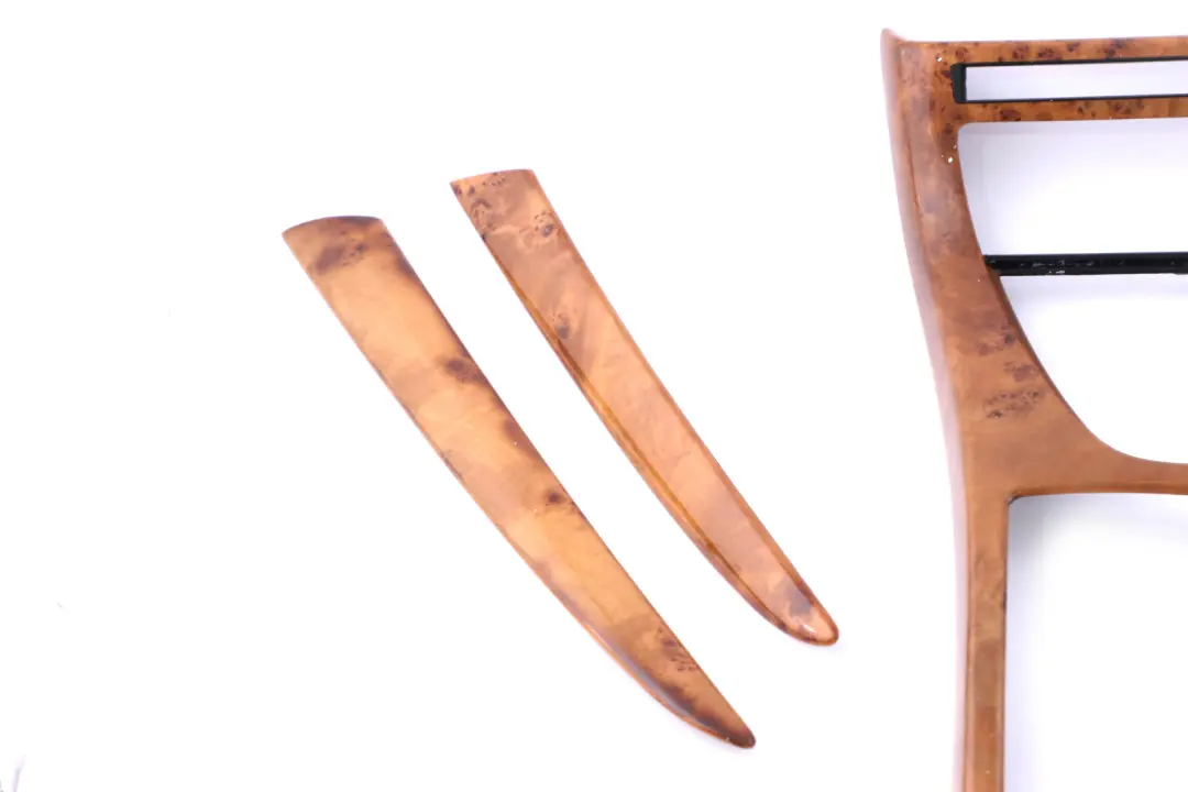 Interior Dashboard Light Poplar Wood Trim Panel Tray Set to BMW X5 Series 4 E53 with Part number 8260836 BMW X5 Series 4 E53 Interior Dashboard Light Poplar Wood Trim Panel Tray Set - SKU rhd-8260836-4 - Part number 8260836