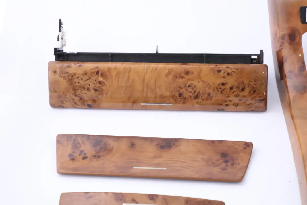 Interior Dashboard Dash Light Poplar Wood Trim Panel Tray Set to BMW X5 Series E53 with Part number 8260836 BMW X5 Series E53 Interior Dashboard Dash Light Poplar Wood Trim Panel Tray Set - SKU rhd-8260836 - Part number 8260836