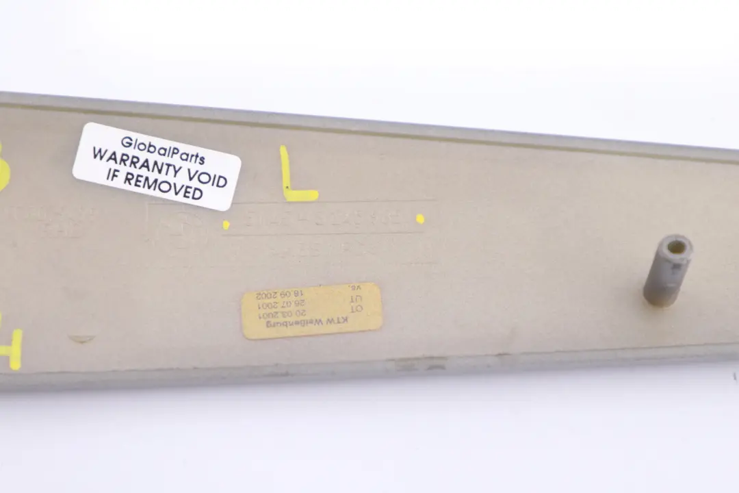 Decorative Strip Trim Dashboard Left Titan Silver N/S to BMW X5 Series E53 with Part number 8245985 BMW X5 Series E53 Decorative Strip Trim Dashboard Left Titan Silver N/S - SKU rhd-8267264 - Part number 8245985