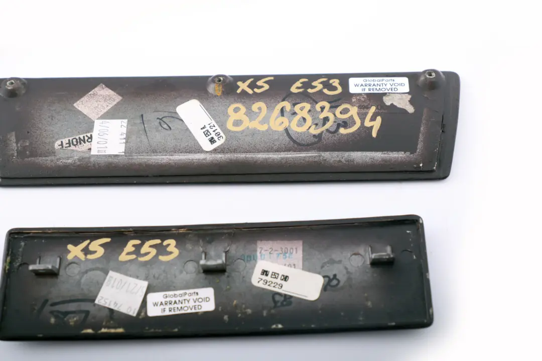 Decorative Strip Dashboard Trim Set Cover Poplar Wood Dunkel to BMW X5 Series E53 with Part number 8268394 BMW X5 Series E53 Decorative Strip Dashboard Trim Set Cover Poplar Wood Dunkel - SKU rhd-8268394 - Part number 8268394