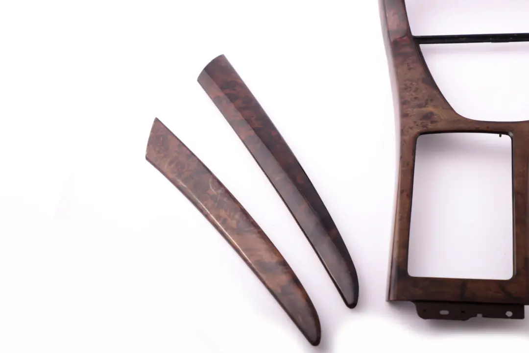 Decorative Strip Dashboard Trim Set Cover Poplar Wood Dunkel to BMW X5 Series E53 with Part number 8268394 BMW X5 Series E53 Decorative Strip Dashboard Trim Set Cover Poplar Wood Dunkel - SKU rhd-8268394 - Part number 8268394